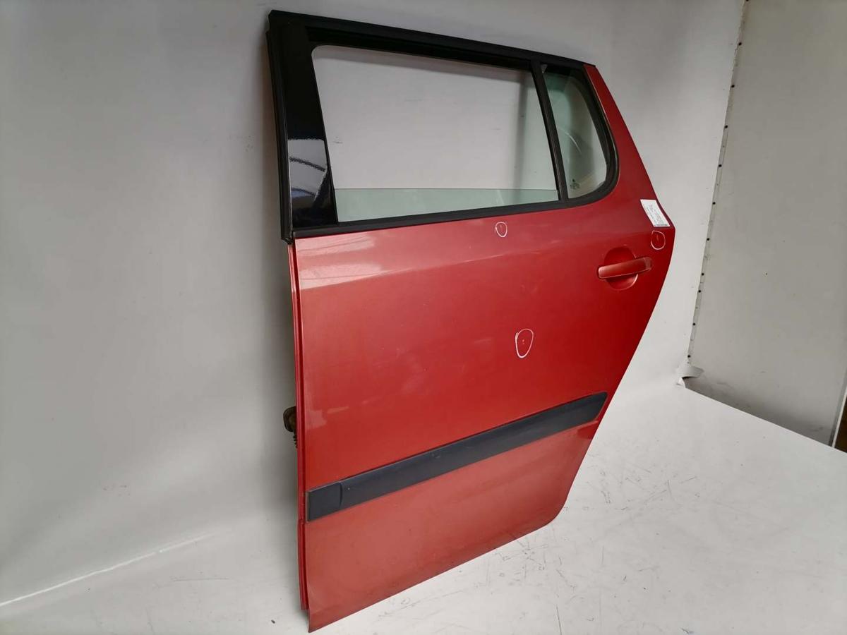 Skoda Fabia 2 5J original Tür hinten links LF3H Tangerine Orange Fließheck Bj.2008